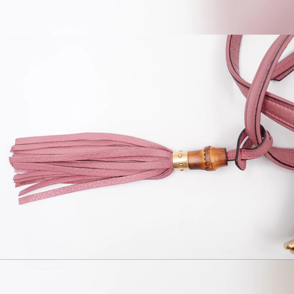 Gucci Pink and Beige Tote Bag - Picture 12 of 16